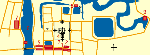 ピマーイ・フェスティバルの地図