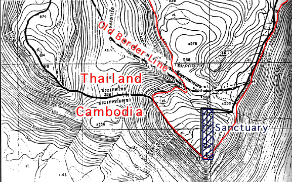 Map of Preah Vihear